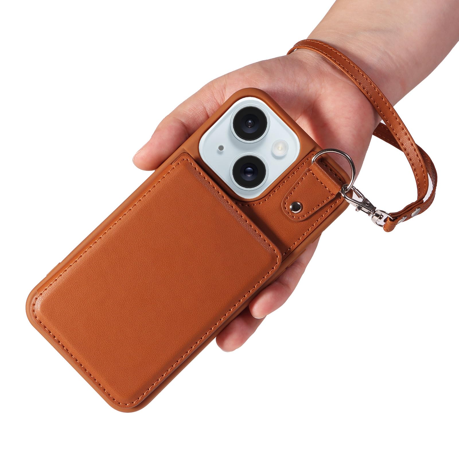 iPhone 15 ケース 手帳型 財布型 カード収納 ダークブラウン Amazon.co.jp: TOMEYOUCASE for iPhone 15 ケース 茶色 背面 手帳型 IC
